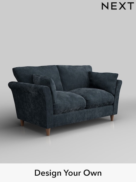 Distressed Velour/Midnight Blue Hartley Relaxed Sit (W42990) | £1,075