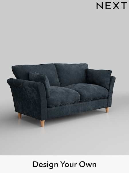 Distressed Velour/Midnight Blue Hartley Relaxed Sit (W42990) | £1,175