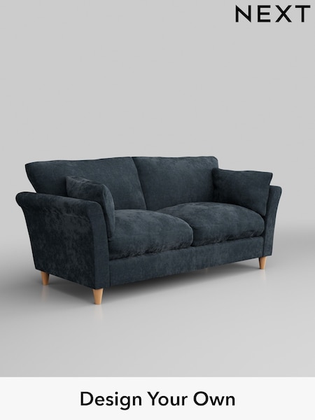 Distressed Velour/Midnight Blue Hartley Relaxed Sit (W42990) | £1,275