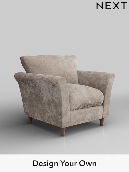 Distressed Velour/Mid Natural Hartley Relaxed Sit (W42991) | £825
