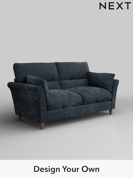 Distressed Velour/Midnight Blue Hartley Highback Relaxed Sit (W42994) | £1,325
