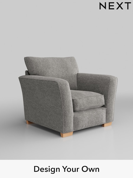 Cotswold Chenille/Silver Grey Heath Highback (W42998) | £750