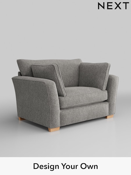 Cotswold Chenille/Silver Grey Heath Highback (W42998) | £850