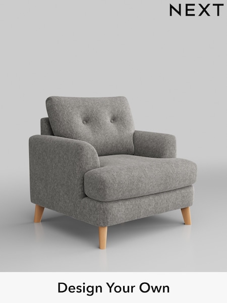 Cotswold Chenille/Silver Grey Parker Buttoned Back (W42999) | £925