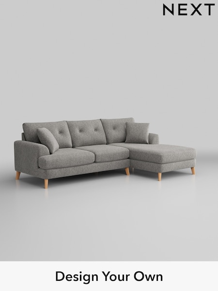 Cotswold Chenille/Silver Grey Parker Buttoned Back (W42999) | £2,199