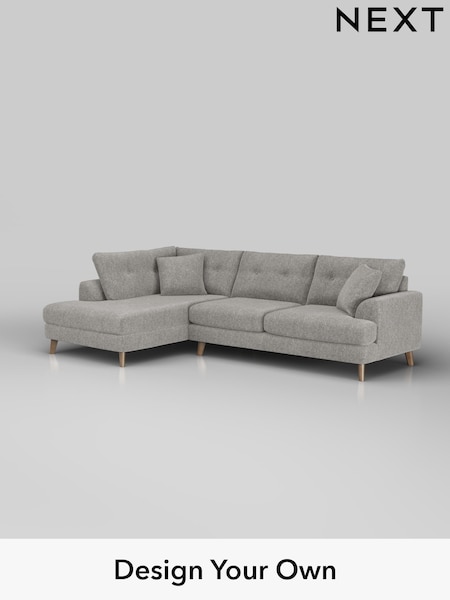 Cotswold Chenille/Silver Grey Parker Buttoned Back (W42999) | £2,425