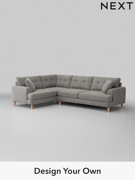 Cotswold Chenille/Silver Grey Parker Buttoned Back (W42999) | £2,475