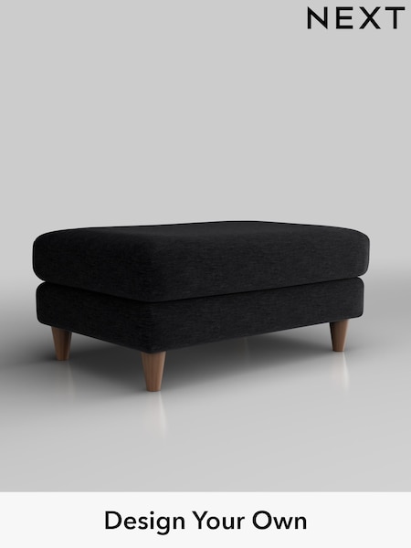 Fine Chenille Easy Clean/Black Hartley Relaxed Sit (W43004) | £425
