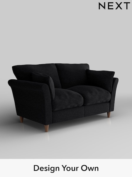 Fine Chenille Easy Clean/Black Hartley Relaxed Sit (W43004) | £1,075