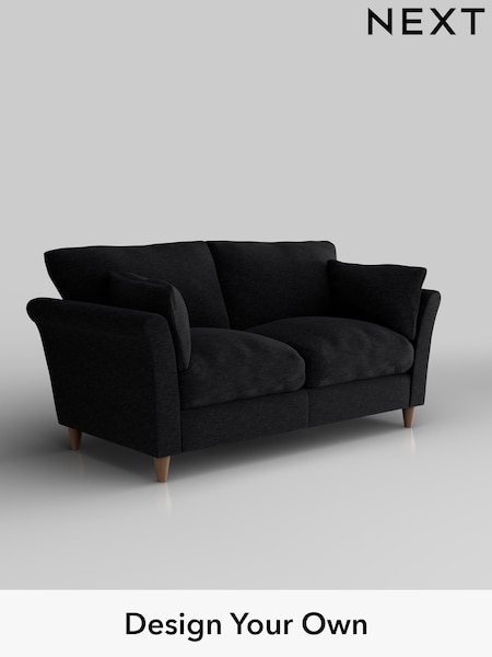 Fine Chenille Easy Clean/Black Hartley Relaxed Sit (W43004) | £1,175