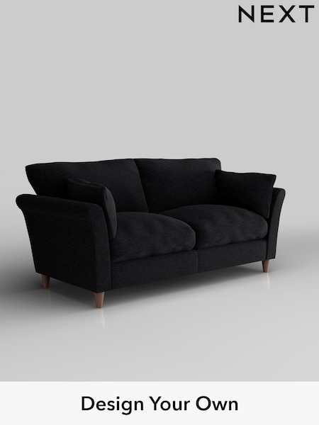 Fine Chenille Easy Clean/Black Hartley Relaxed Sit (W43004) | £1,275