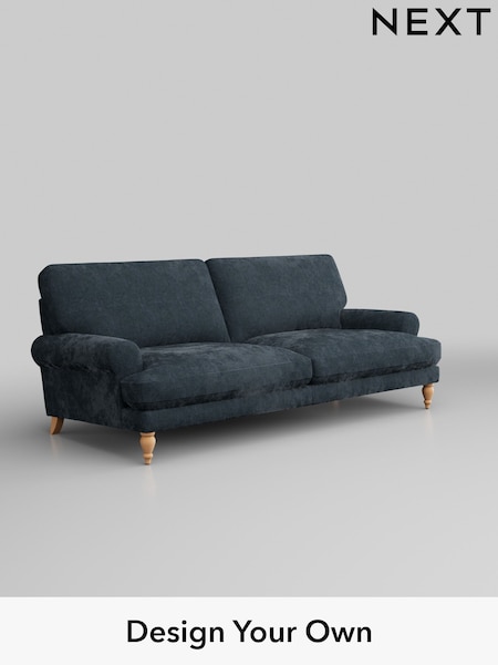 Distressed Velour/Midnight Blue Erin Deep Relaxed Sit (W43007) | £1,375
