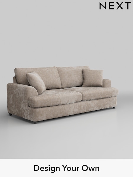Distressed Velour/Mid Natural Parker Platform (W43008) | £1,375