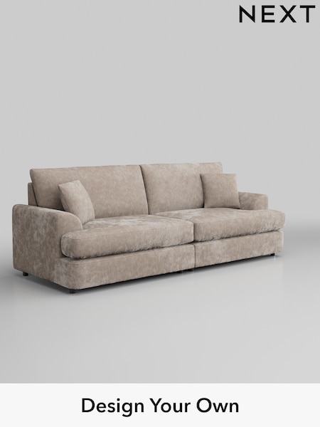 Distressed Velour/Mid Natural Parker Platform (W43008) | £1,475