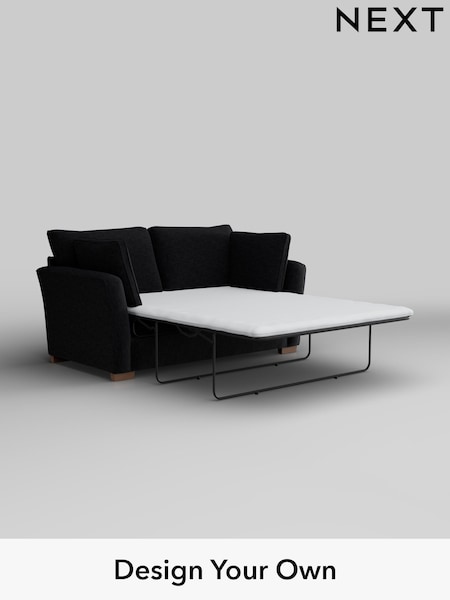 Fine Chenille Easy Clean/Black Heath Highback (W43011) | £1,399