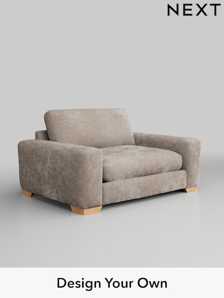 Distressed Velour/Mid Natural Houghton Deep Relaxed Sit (W43013) | £1,225
