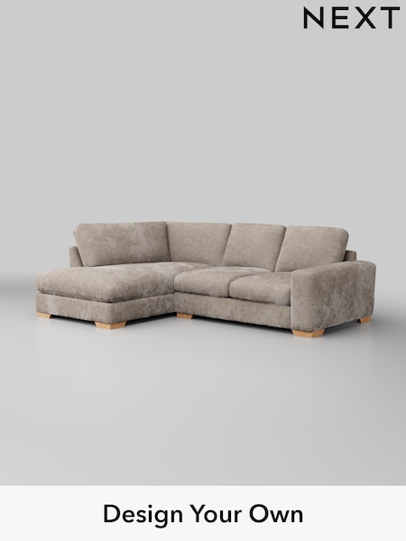 Distressed Velour/Mid Natural Houghton Deep Relaxed Sit (W43013) | £2,150