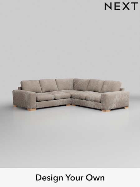 Distressed Velour/Mid Natural Houghton Deep Relaxed Sit (W43013) | £2,825