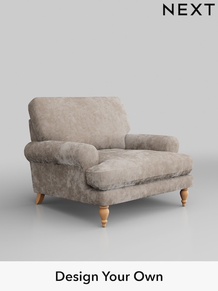 Distressed Velour/Mid Natural Erin Deep Relaxed Sit (W43014) | £875