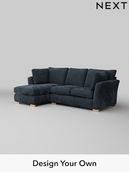 Distressed Velour/Midnight Blue Heath Highback (W43015) | £1,899