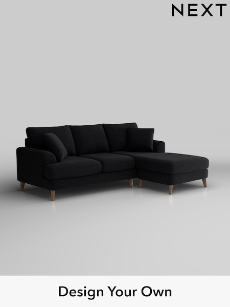 Fine Chenille Easy Clean/Black Parker (W43016) | £1,775