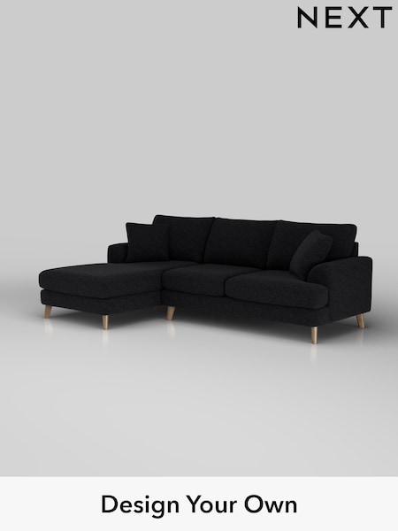 Fine Chenille Easy Clean/Black Parker (W43016) | £2,150