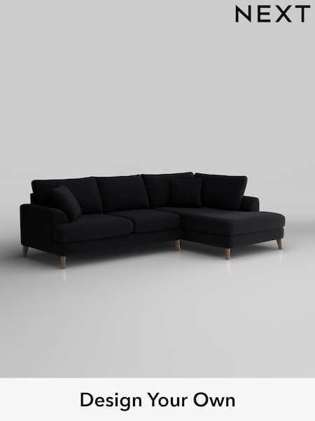 Fine Chenille Easy Clean/Black Parker (W43016) | £2,250