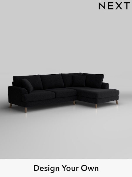 Fine Chenille Easy Clean/Black Parker (W43016) | £2,350