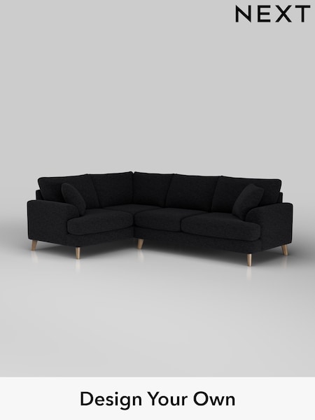 Fine Chenille Easy Clean/Black Parker (W43016) | £2,325