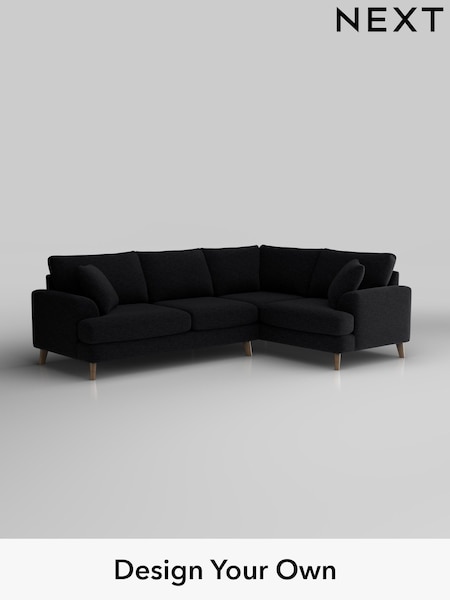 Fine Chenille Easy Clean/Black Parker (W43016) | £2,325