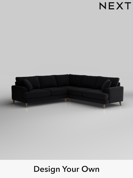 Fine Chenille Easy Clean/Black Parker (W43016) | £2,725