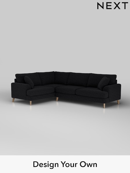 Fine Chenille Easy Clean/Black Parker (W43016) | £2,425