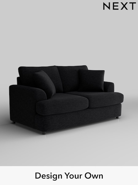 Fine Chenille Easy Clean/Black Parker Platform (W43023) | £1,175