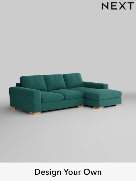 Fine Chenille Easy Clean/Dark Juniper Green Houghton Deep Sit (W43036) | £2,050