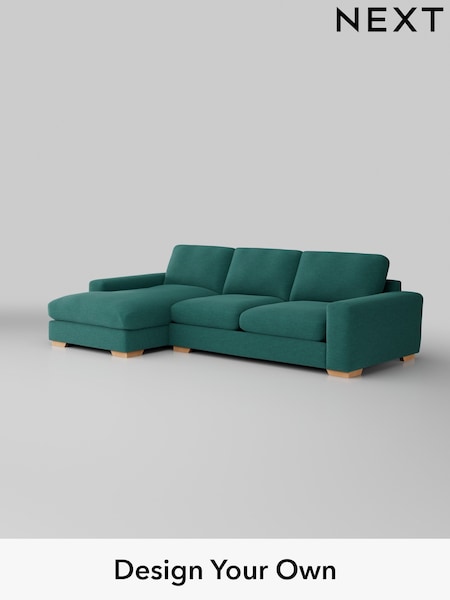 Fine Chenille Easy Clean/Dark Juniper Green Houghton Deep Sit (W43036) | £2,250