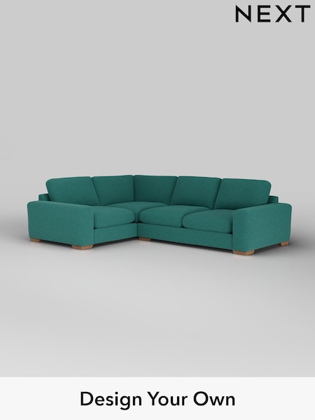 Fine Chenille Easy Clean/Dark Juniper Green Houghton Deep Sit (W43036) | £2,575