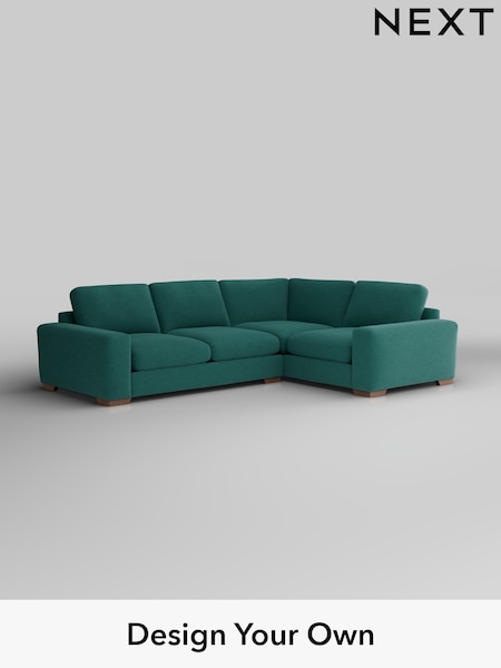 Fine Chenille Easy Clean/Dark Juniper Green Houghton Deep Sit (W43036) | £2,575