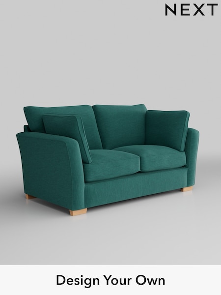 Fine Chenille Easy Clean/Dark Juniper Green Heath Highback (W43037) | £1,125