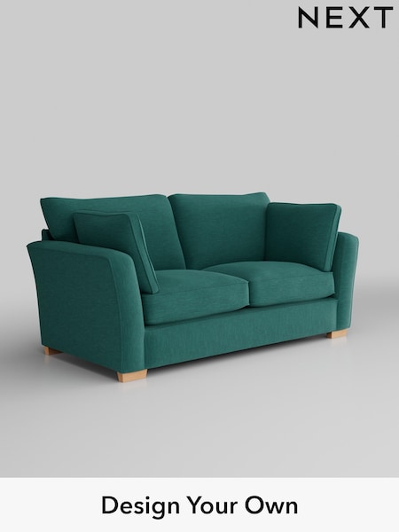 Fine Chenille Easy Clean/Dark Juniper Green Heath Highback (W43037) | £1,225