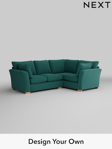 Fine Chenille Easy Clean/Dark Juniper Green Heath Highback (W43037) | £2,050