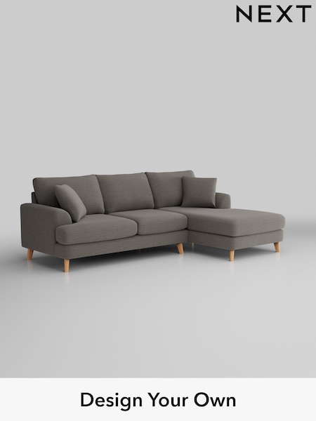 Fine Chenille Easy Clean/Dark Smoke Grey Parker (W43048) | £2,150