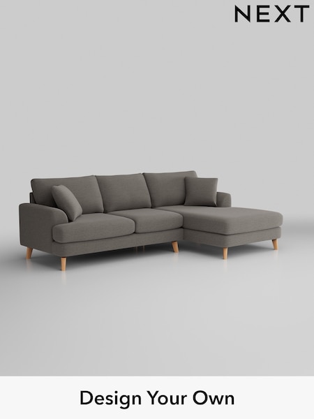 Fine Chenille Easy Clean/Dark Smoke Grey Parker (W43048) | £2,299