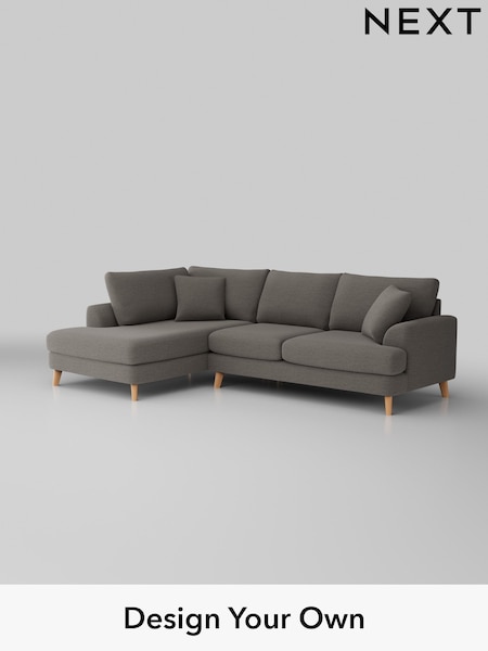 Fine Chenille Easy Clean/Dark Smoke Grey Parker (W43048) | £2,250