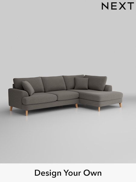 Fine Chenille Easy Clean/Dark Smoke Grey Parker (W43048) | £2,350