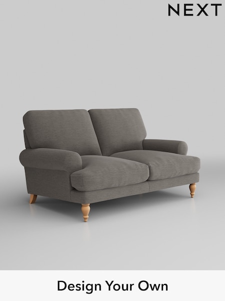 Fine Chenille Easy Clean/Dark Smoke Grey Erin Deep Relaxed Sit (W43049) | £1,175