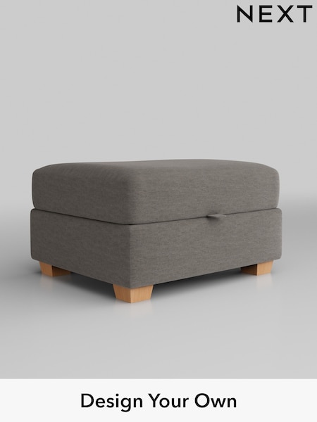 Fine Chenille Easy Clean/Dark Smoke Grey Heath Highback (W43051) | £475