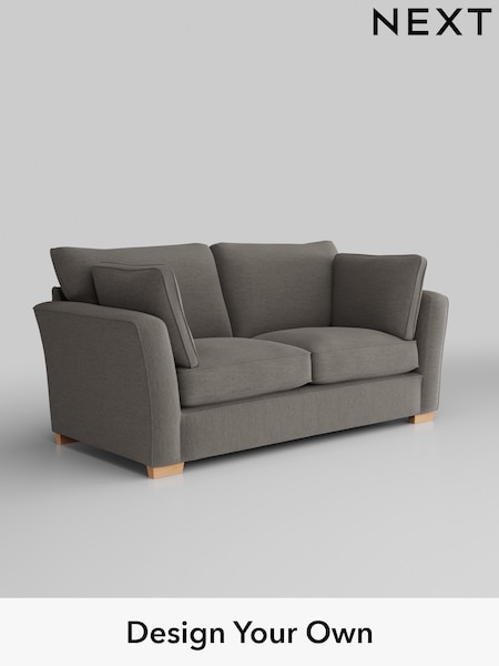 Fine Chenille Easy Clean/Dark Smoke Grey Heath Highback (W43051) | £1,225