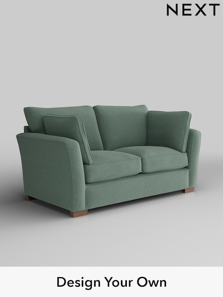 Fine Chenille Easy Clean/Light Forest Green Heath Highback (W43053) | £1,125