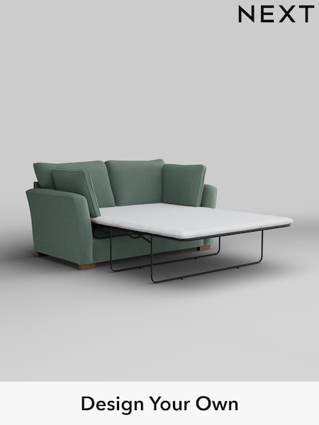 Fine Chenille Easy Clean/Light Forest Green Heath Highback (W43053) | £1,399