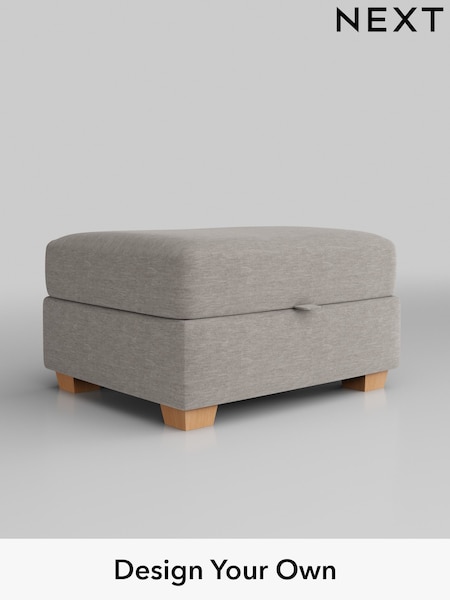 Fine Chenille Easy Clean/Light Steel Grey Heath Highback (W43060) | £475